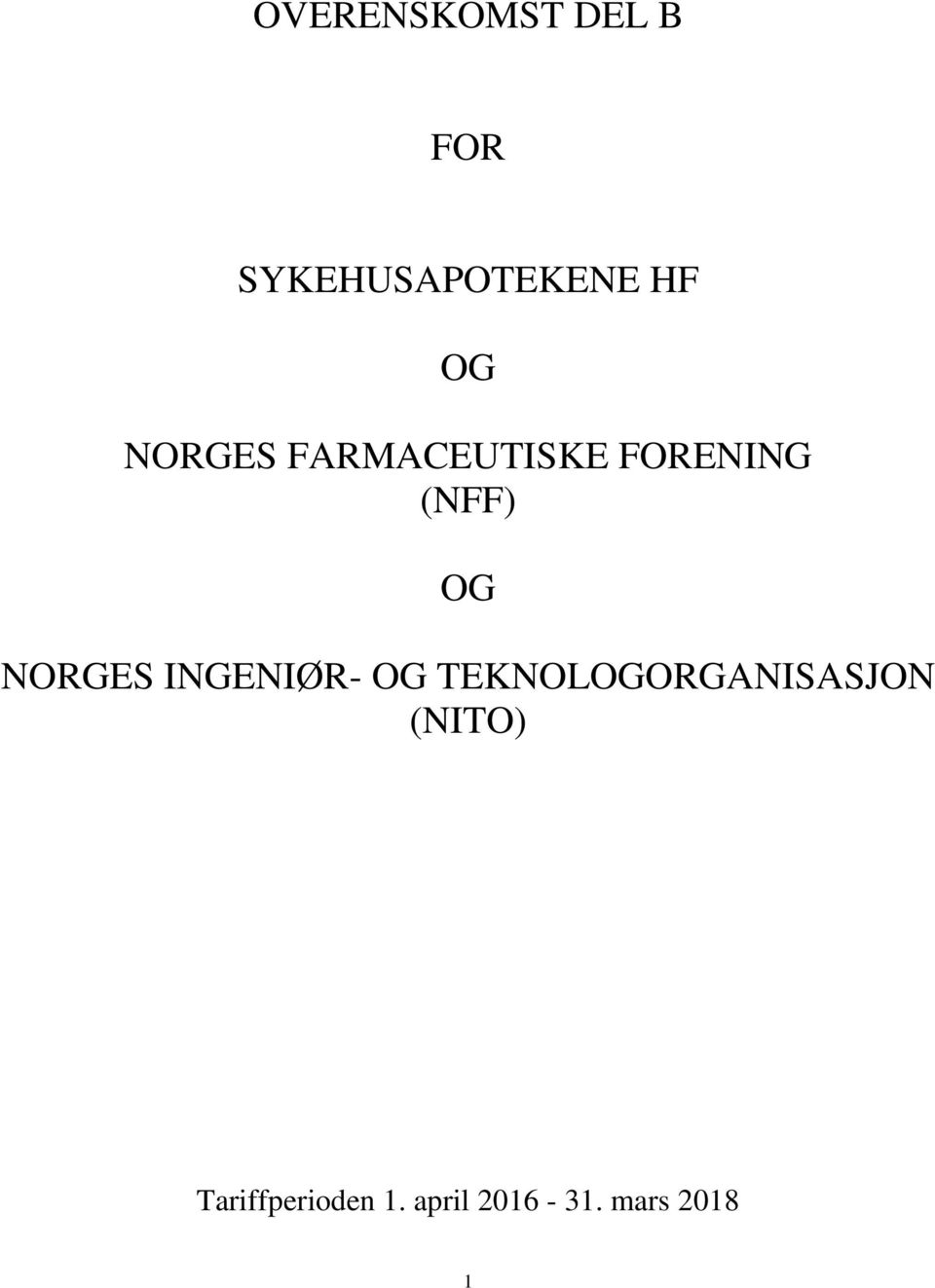 NORGES INGENIØR- OG TEKNOLOGORGANISASJON