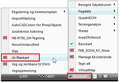 Vi setter Powel/Gemini VA (SOSI 4.0) med assosiasjoner øverst, med _Standard (SOSI 4.0) under.