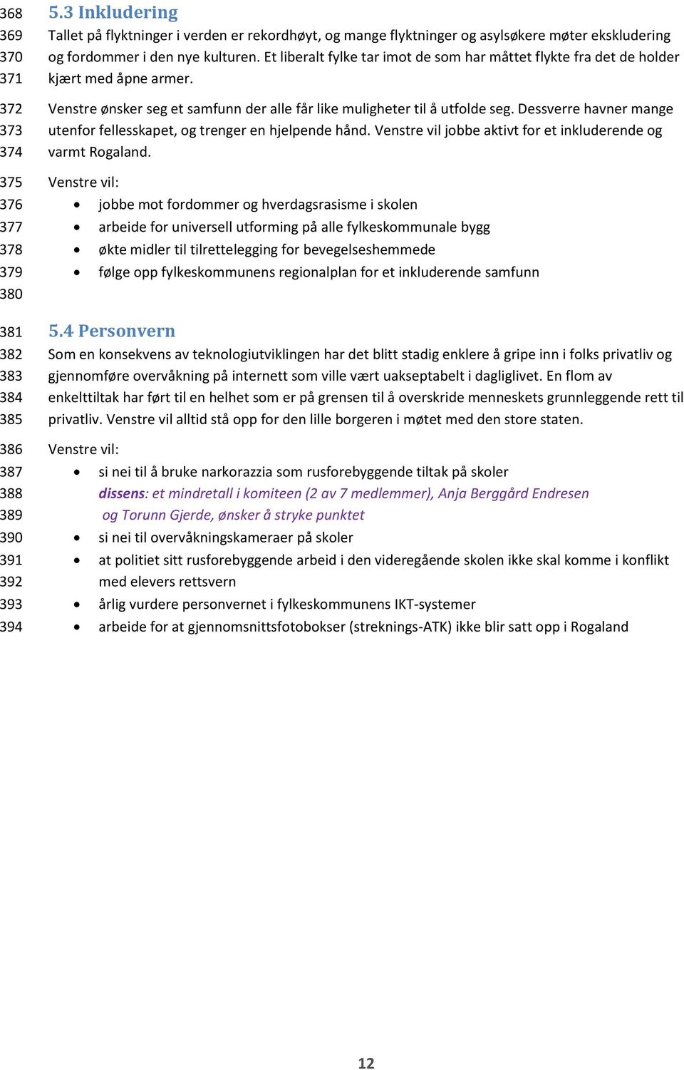 Et liberalt fylke tar imot de som har måttet flykte fra det de holder kjært med åpne armer. Venstre ønsker seg et samfunn der alle får like muligheter til å utfolde seg.