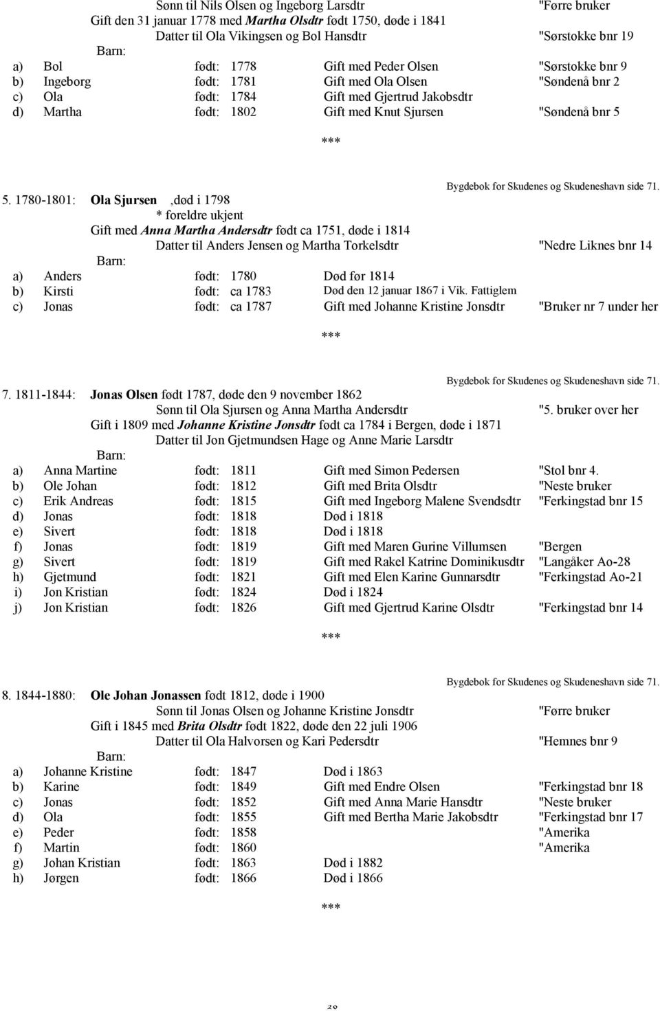 Skudenes og Skudeneshavn side 71. 5.