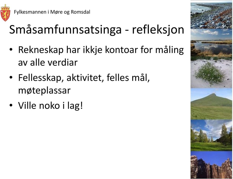 måling av alle verdiar Fellesskap,