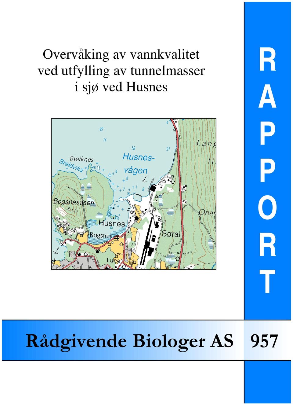 tunnelmasser i sjø ved