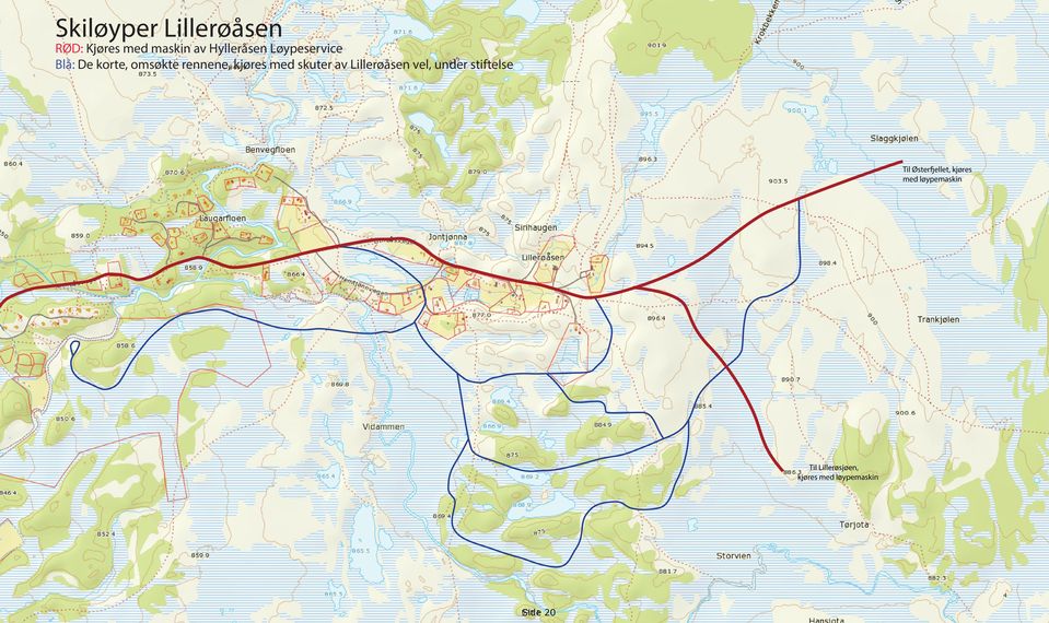 skuter av Lillerøåsen vel, under stiftelse Til Østerfjellet,