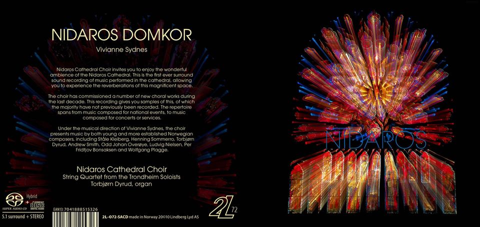 The choir has commissioned a number of new choral works during the last decade. This recording gives you samples of this, of which the majority have not previously been recorded.