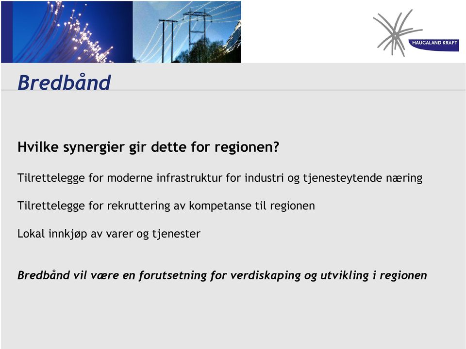 næring Tilrettelegge for rekruttering av kompetanse til regionen Lokal