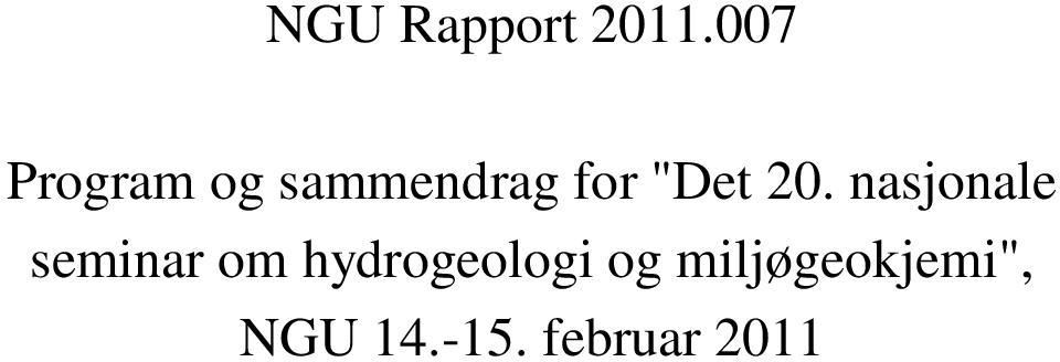 "Det 20.