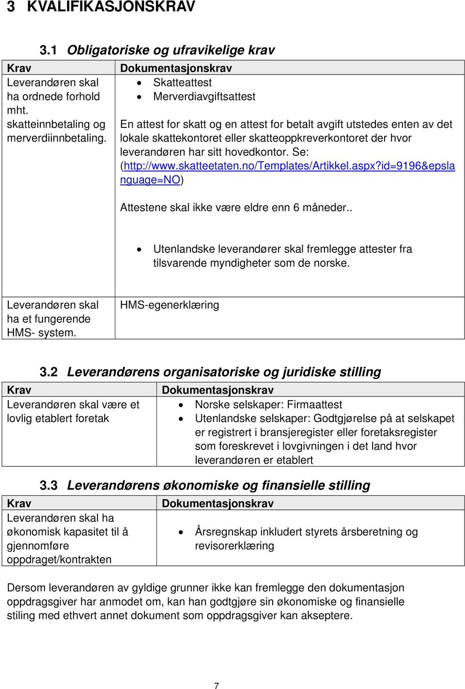 leverandøren har sitt hovedkontor. Se: (http://www.skatteetaten.no/templates/artikkel.aspx?id=9196&epsla nguage=no) Attestene skal ikke være eldre enn 6 måneder.