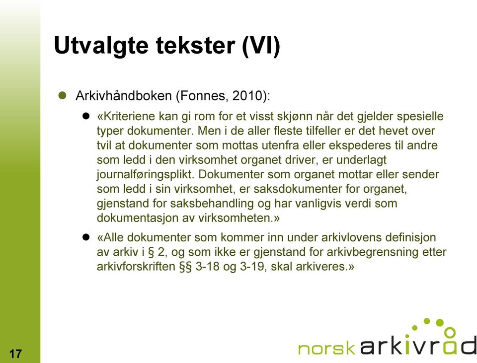 journalføringsplikt.