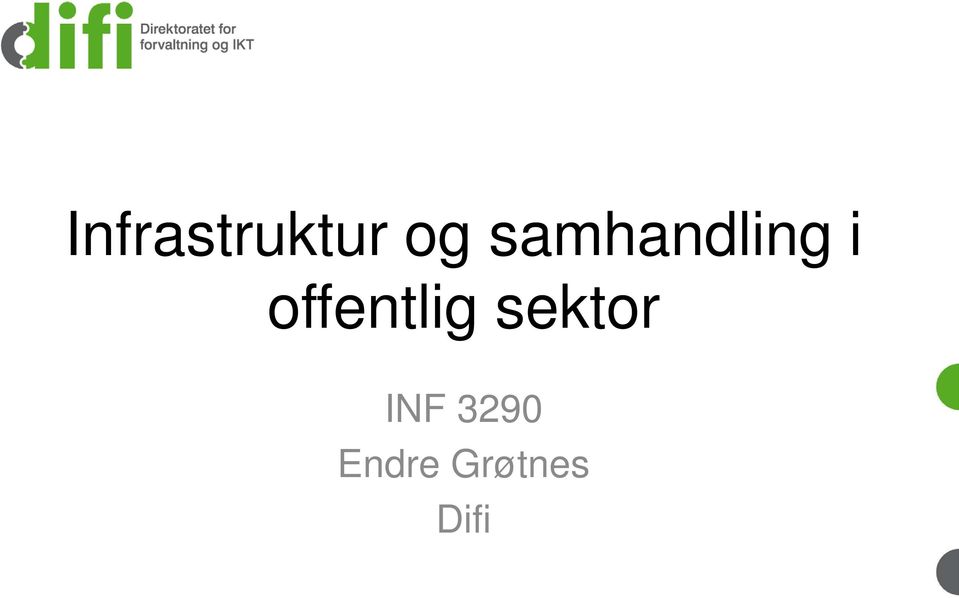 offentlig sektor