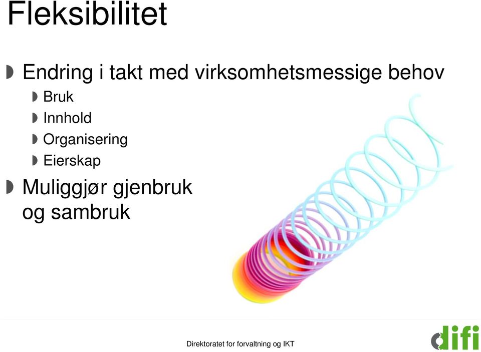 Organisering Eierskap Muliggjør