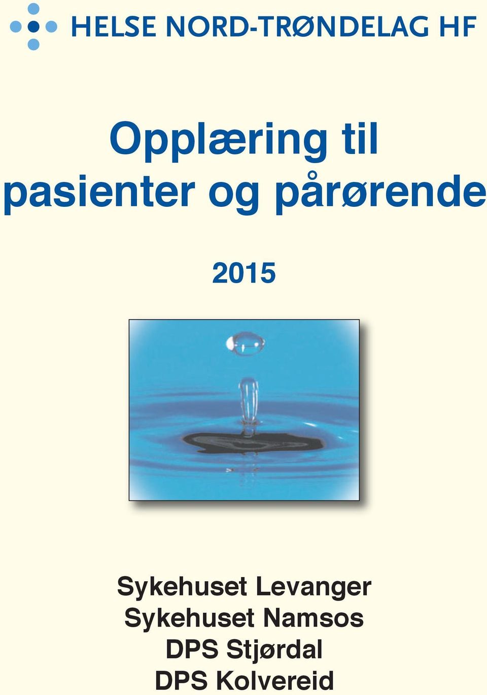 pårørende 2015 Sykehuset