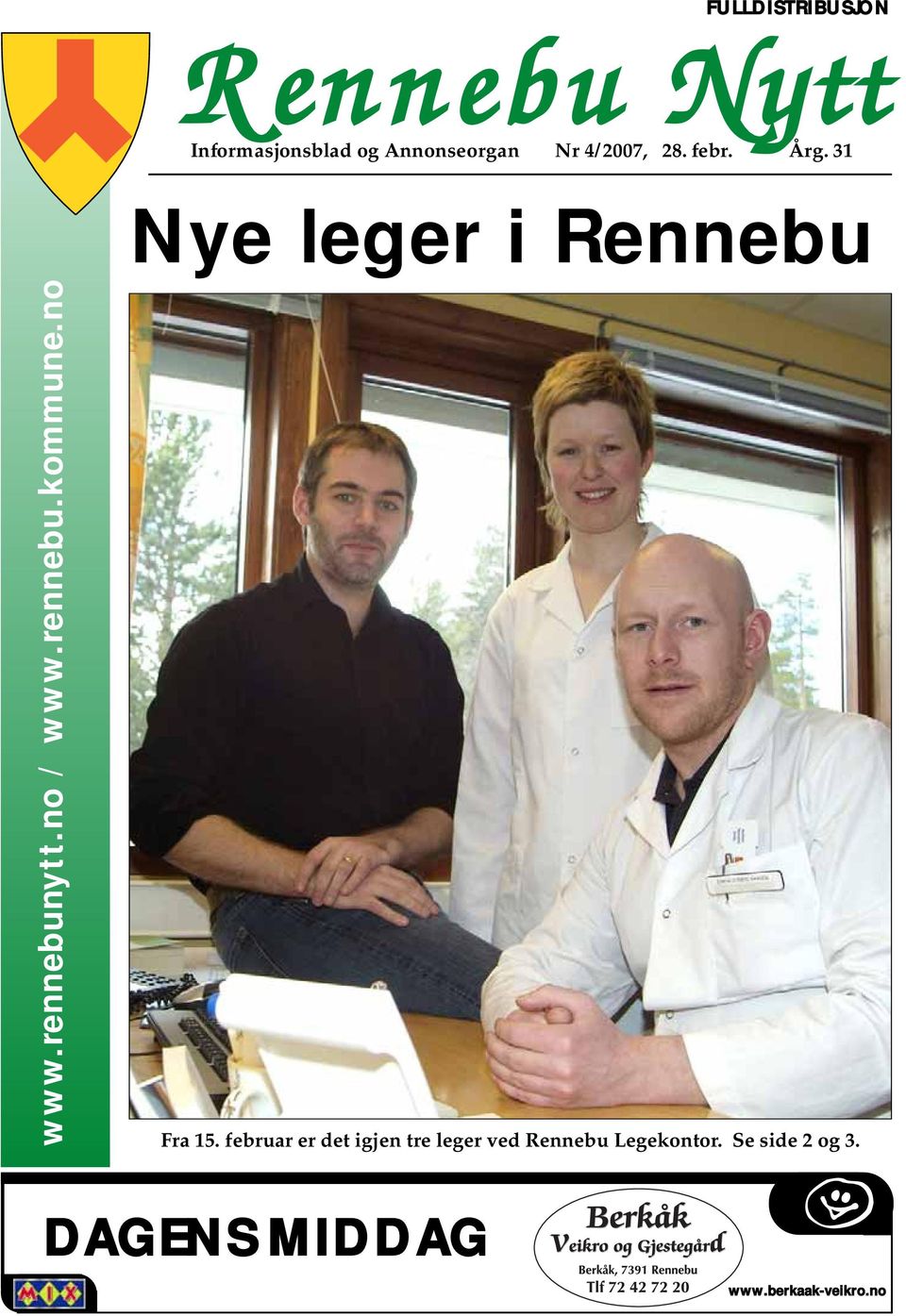 no / www.rennebu.kommune.no Fra 15.