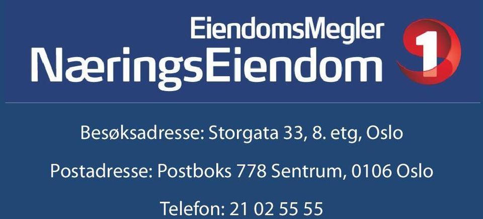 etg, Oslo Postadresse: