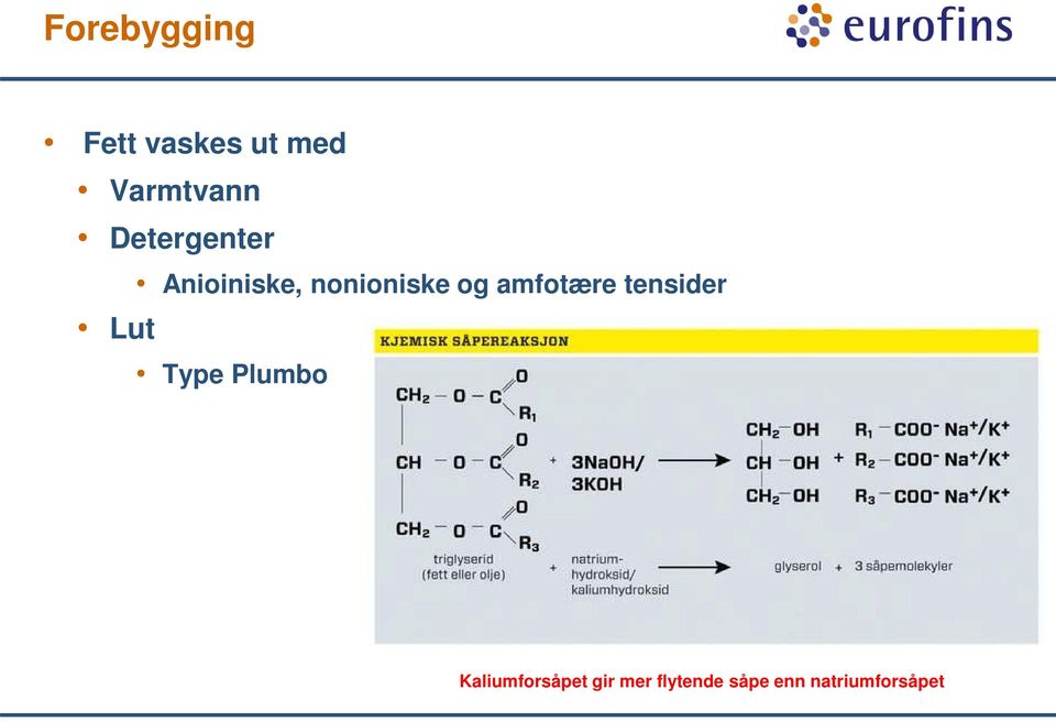 amfotære tensider Type Plumbo