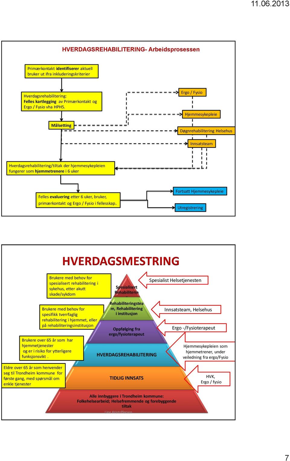 bruker, primærkontakt og Ergo / Fysio i fellesskap.