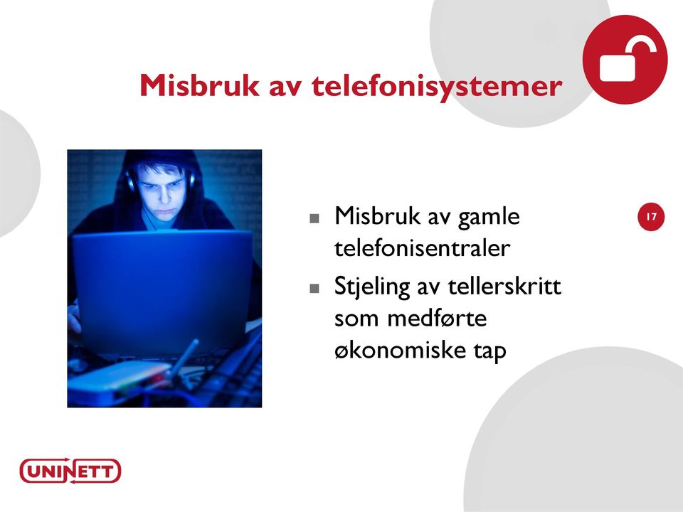 telefonisentraler Stjeling av