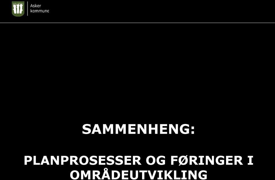 OG FØRINGER I