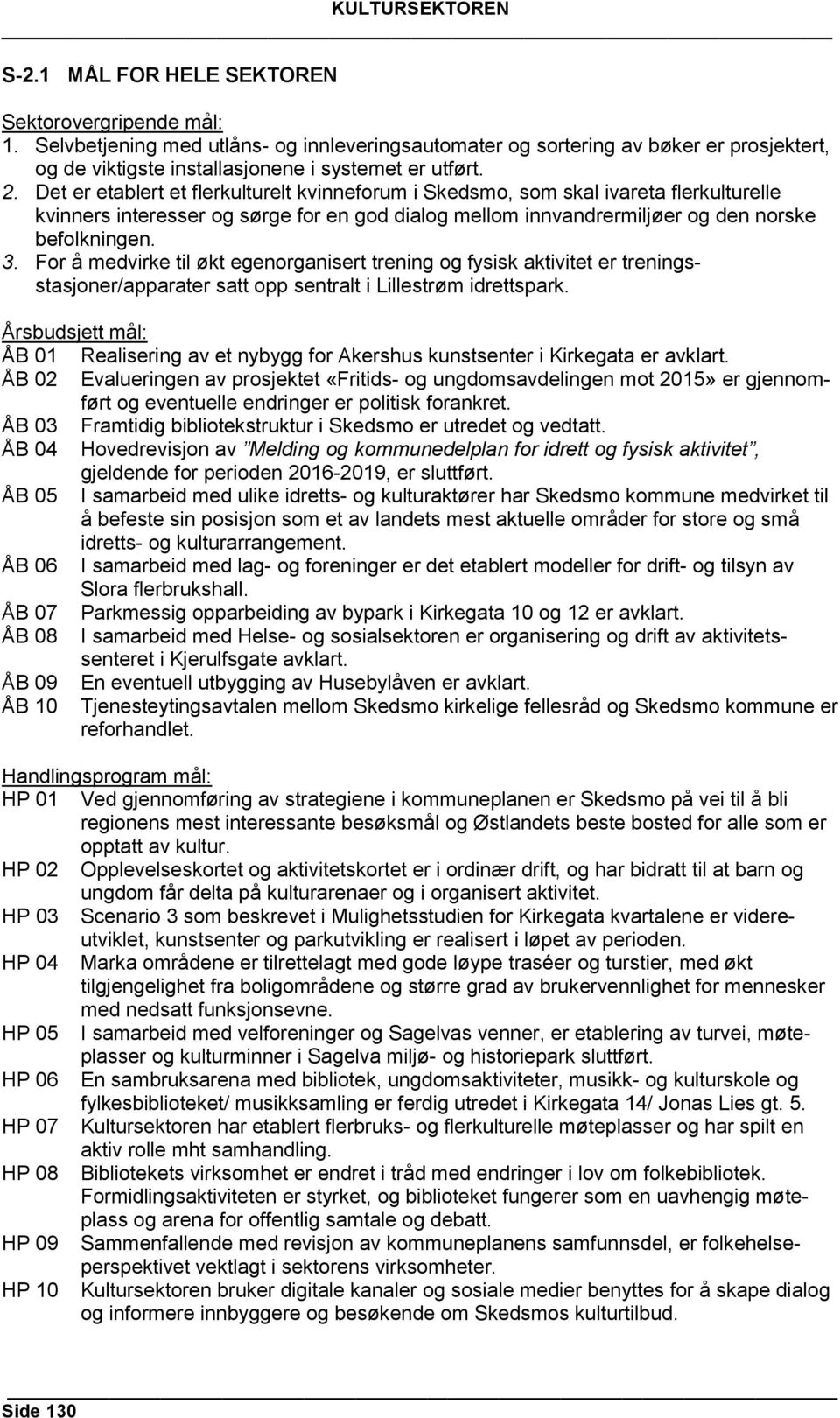 For å medvirke til økt egenorganisert trening og fysisk aktivitet er treningsstasjoner/apparater satt opp sentralt i Lillestrøm idrettspark.