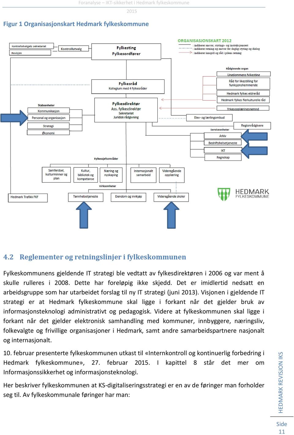 Det er imidlertid nedsatt en arbeidsgruppe som har utarbeidet forslag til ny IT strategi (juni 2013).