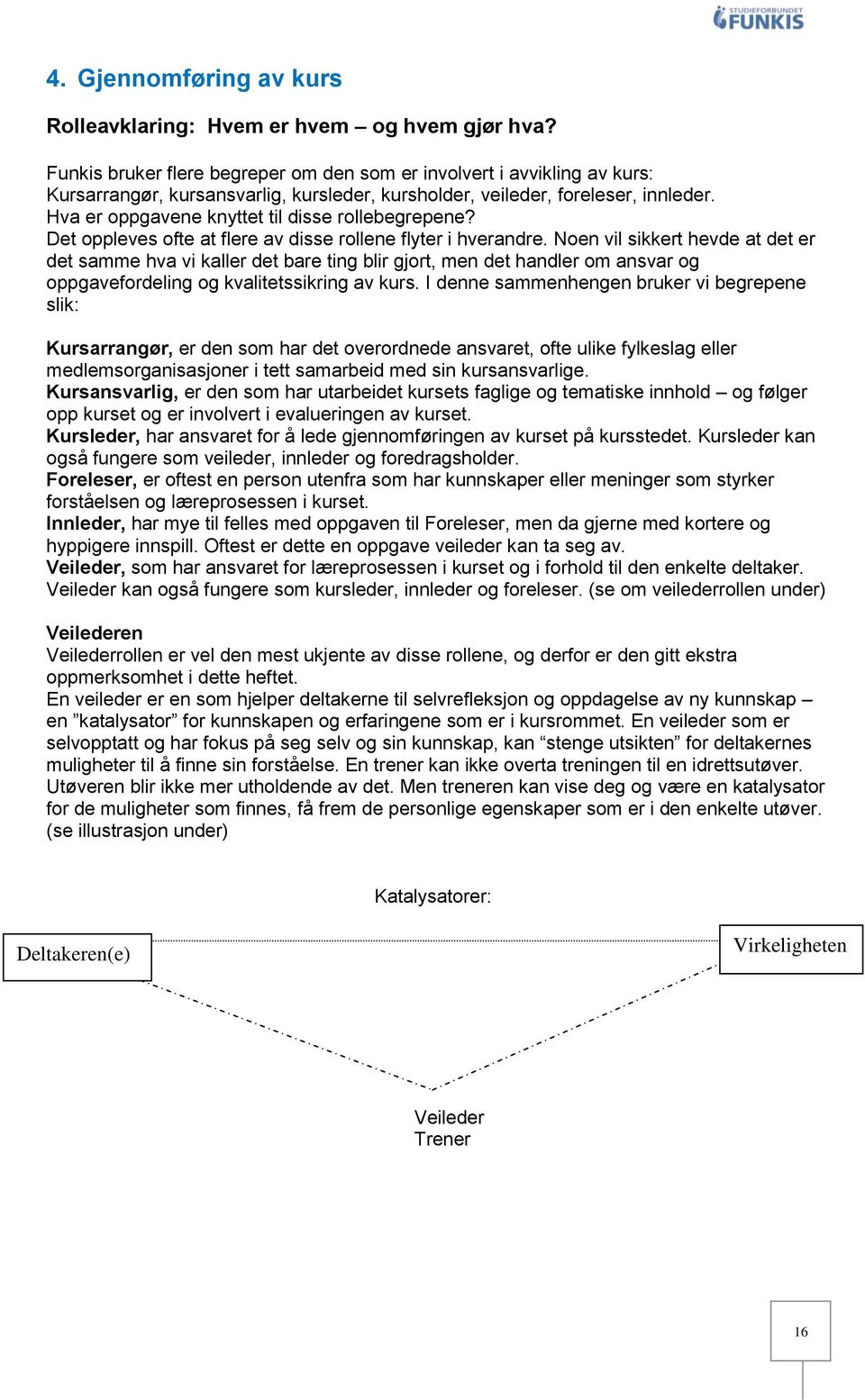 Hva er oppgavene knyttet til disse rollebegrepene? Det oppleves ofte at flere av disse rollene flyter i hverandre.