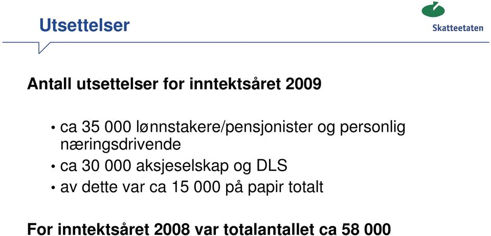 ca 30 000 aksjeselskap og DLS av dette var ca 15 000 på