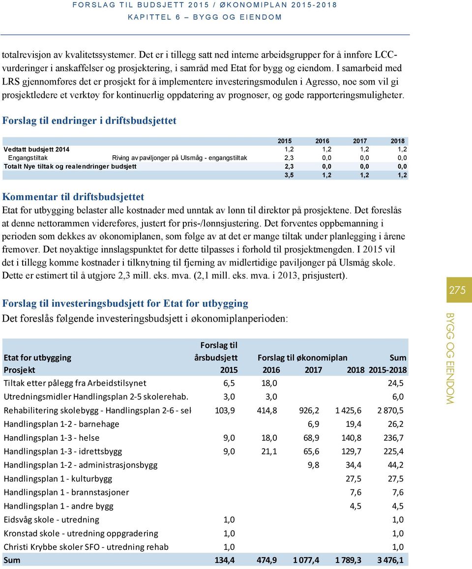 rapporteringsmuligheter.