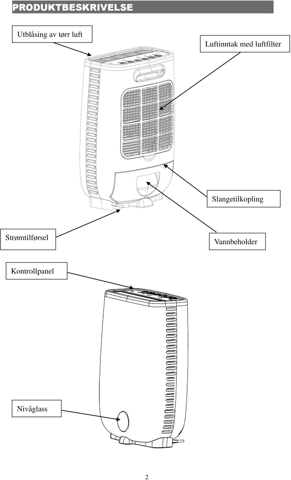 luftfilter Slangetilkopling