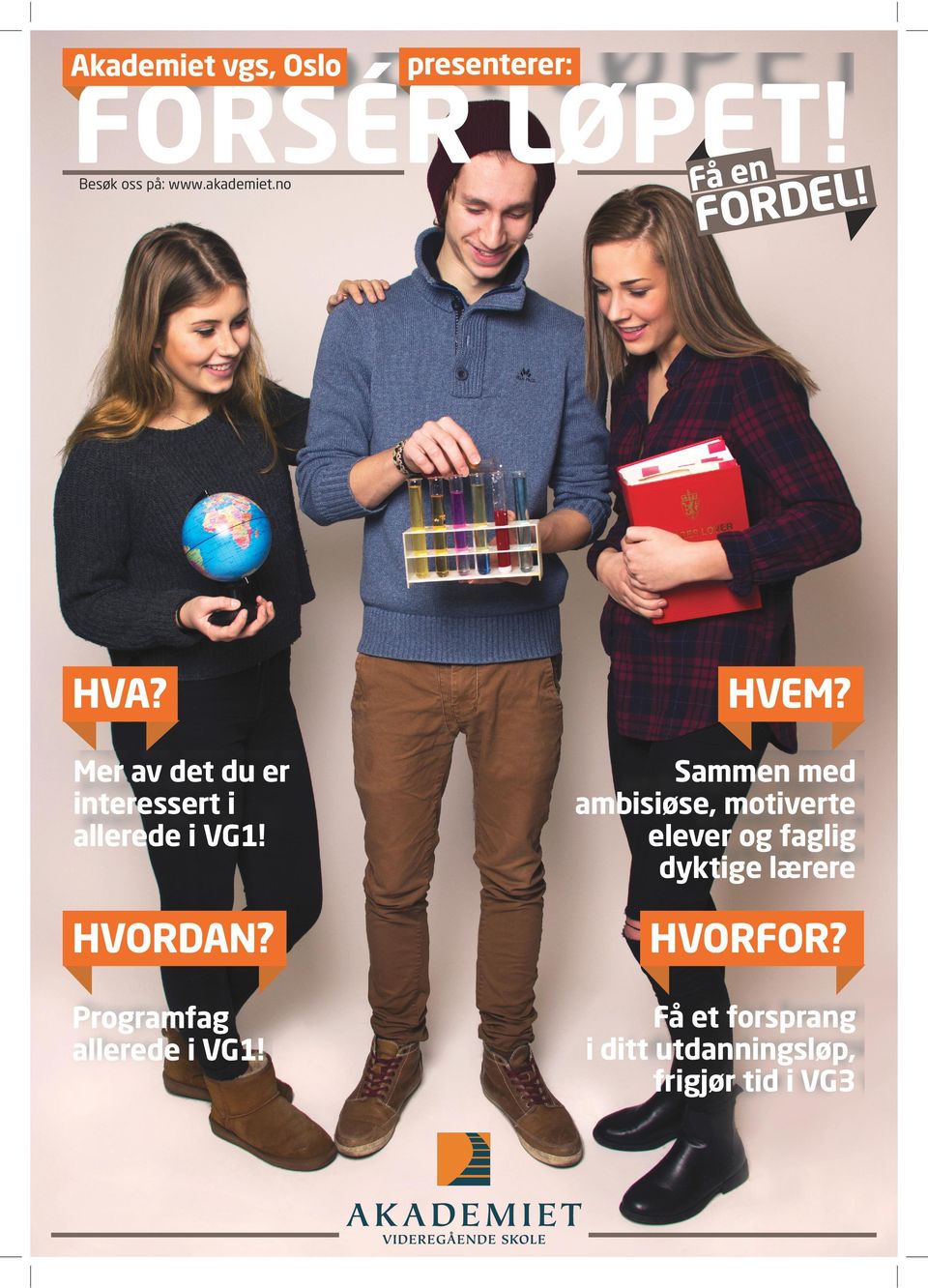 Programfag allerede i VG1! Få en FORD HVEM?