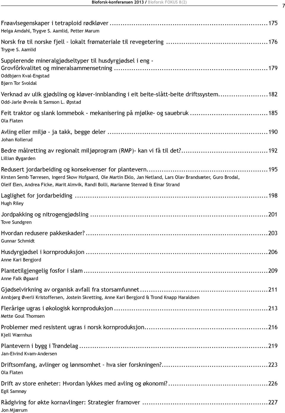 Aamlid Supplerende mineralgjødseltyper til husdyrgjødsel i eng - Grovfôrkvalitet og mineralsammensetning.