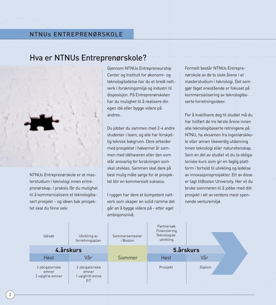 Gjennom NTNUs Entrepreneurship Center og Institutt for økonomi- og teknologiledelse har du et bredt nettverk i forskningsmiljø og industri til disposisjon.