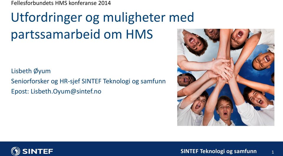 partssamarbeid om HMS Lisbeth Øyum