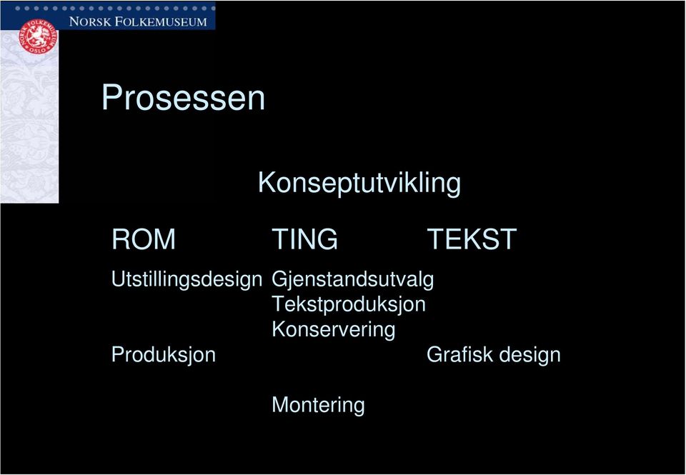 Gjenstandsutvalg Tekstproduksjon