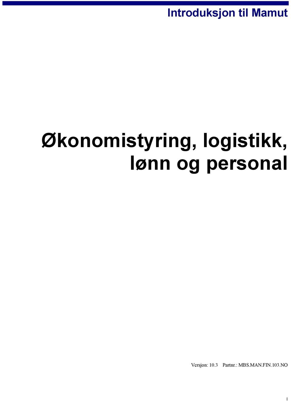 lønn og personal Versjon: