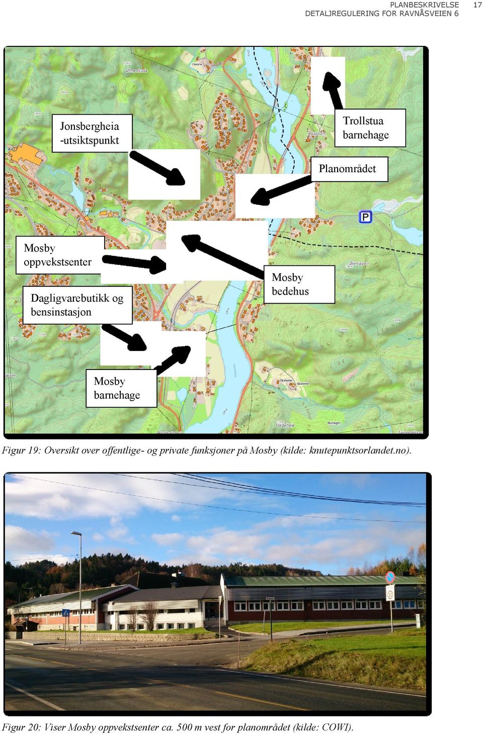 over offentlige- og private funksjoner på Mosby (kilde: knutepunktsorlandet.no).