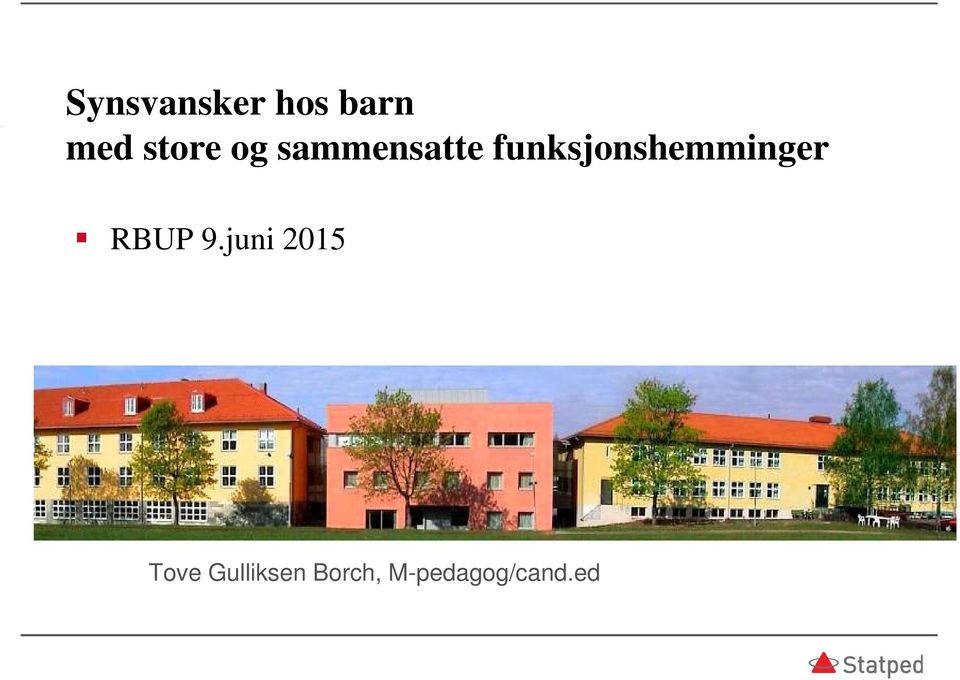 funksjonshemminger RBUP 9.