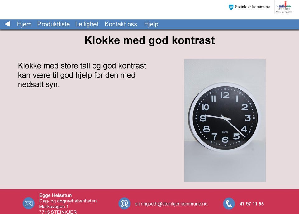 god kontrast kan være til