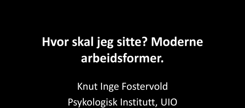 Knut Inge Fostervold