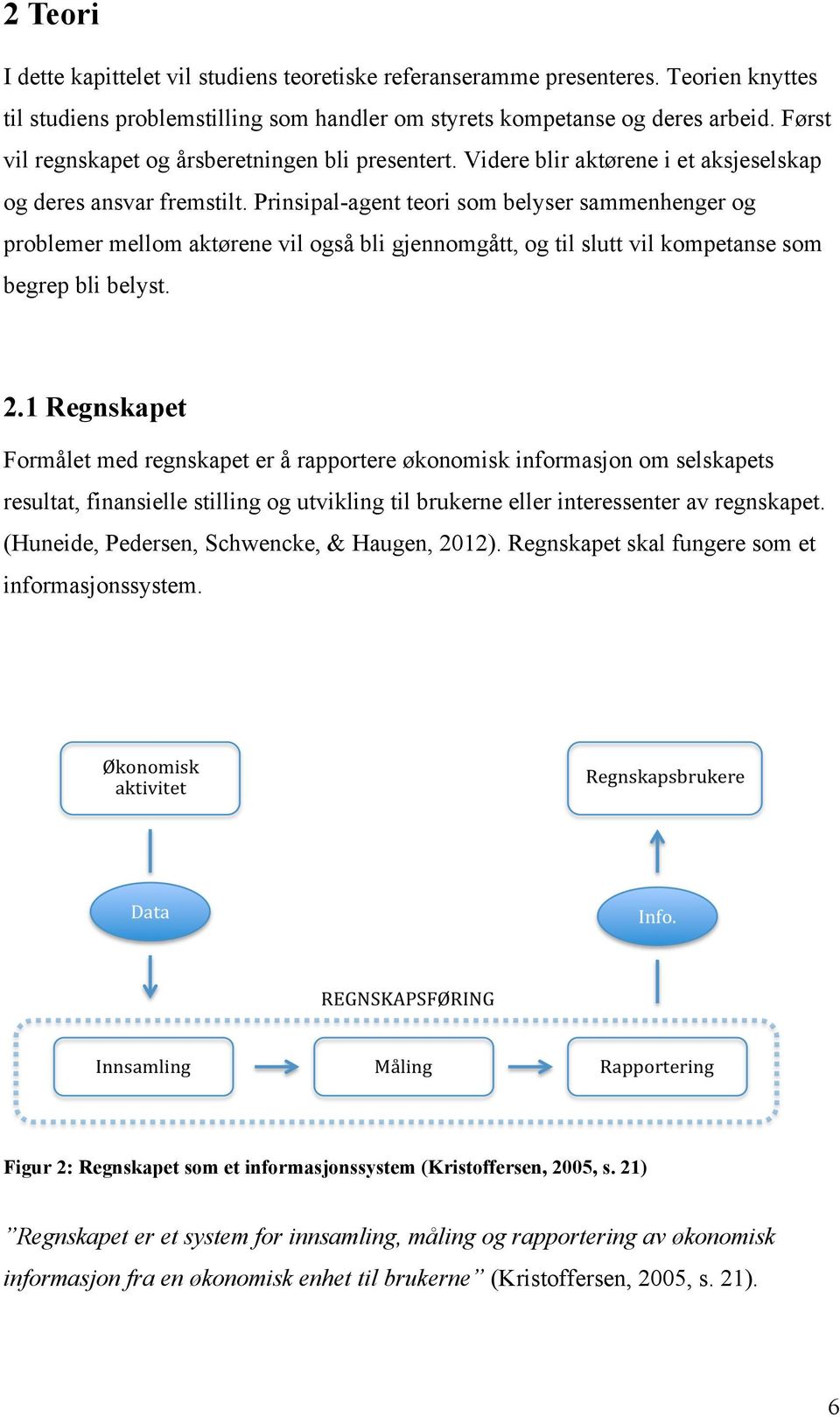 Prinsipal-agent teori som belyser sammenhenger og problemer mellom aktørene vil også bli gjennomgått, og til slutt vil kompetanse som begrep bli belyst. 2.