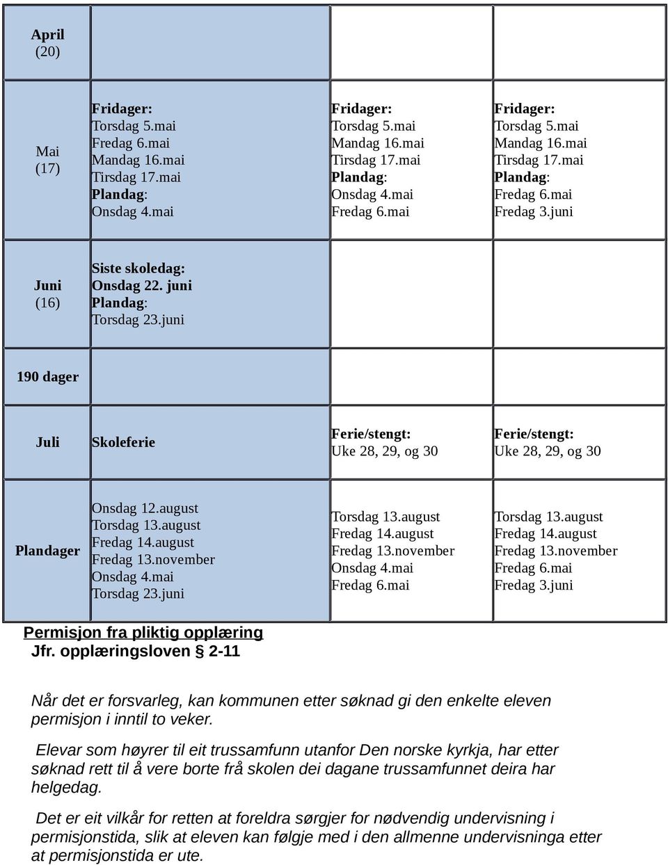 august Torsdag 13.august Fredag 14.august Fredag 13.november Onsdag 4.mai Torsdag 23.juni Torsdag 13.august Fredag 14.august Fredag 13.november Onsdag 4.mai Fredag 6.mai Torsdag 13.august Fredag 14.august Fredag 13.november Fredag 6.