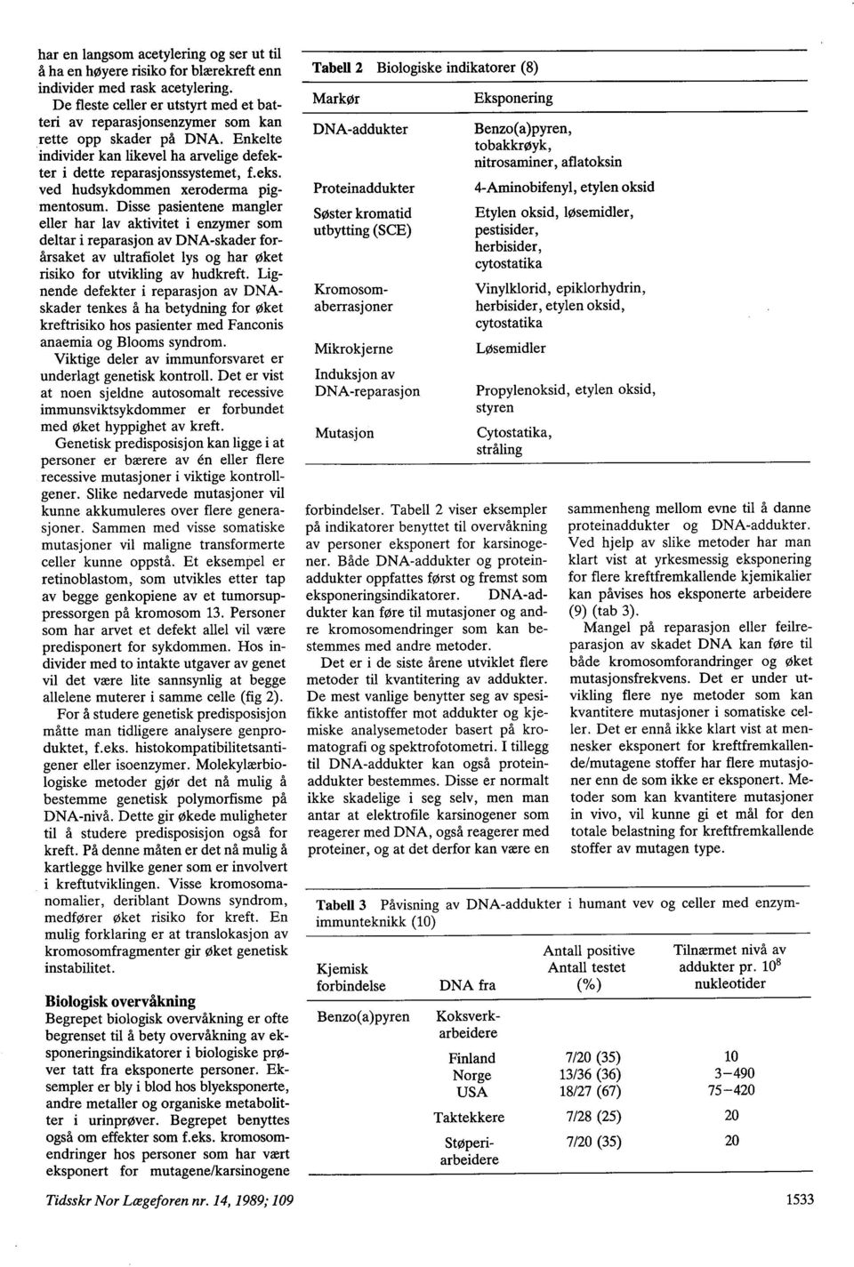 ved hudsykdommen xeroderma pigmentosum.