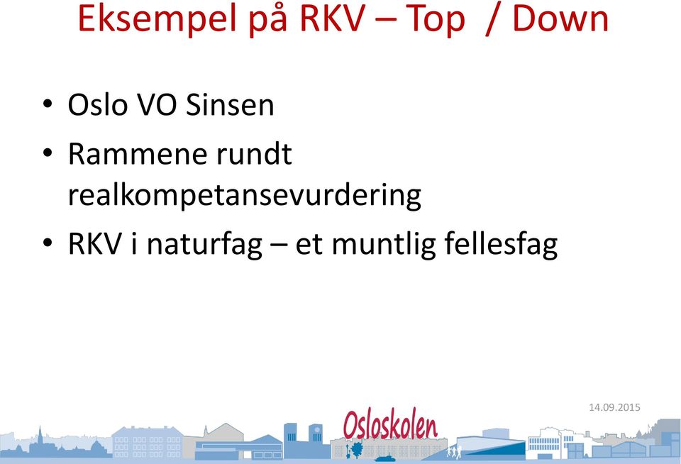 realkompetansevurdering RKV