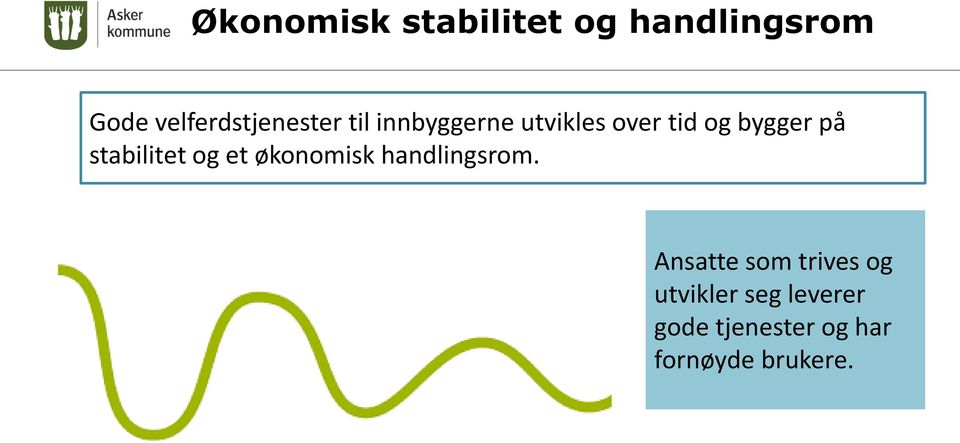 bygger på stabilitet og et økonomisk handlingsrom.