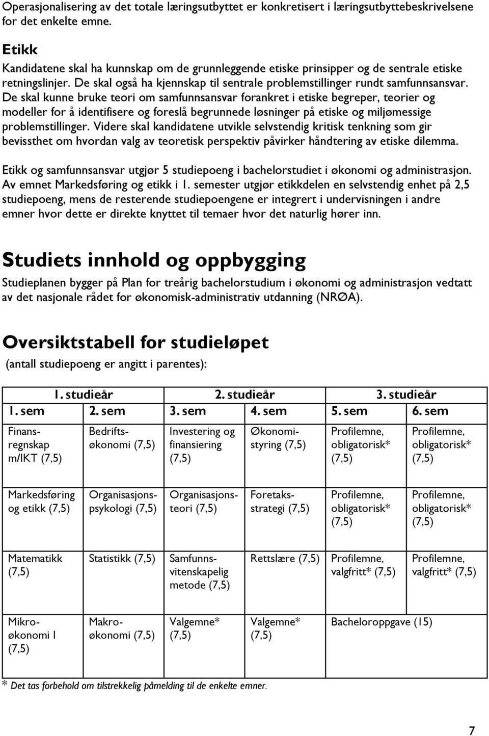 De skal kunne bruke teori om samfunnsansvar forankret i etiske begreper, teorier og modeller for å identifisere og foreslå begrunnede løsninger på etiske og miljømessige problemstillinger.