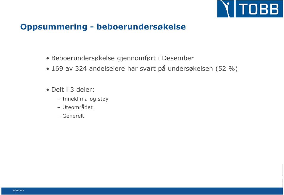 av 324 andelseiere har svart på undersøkelsen