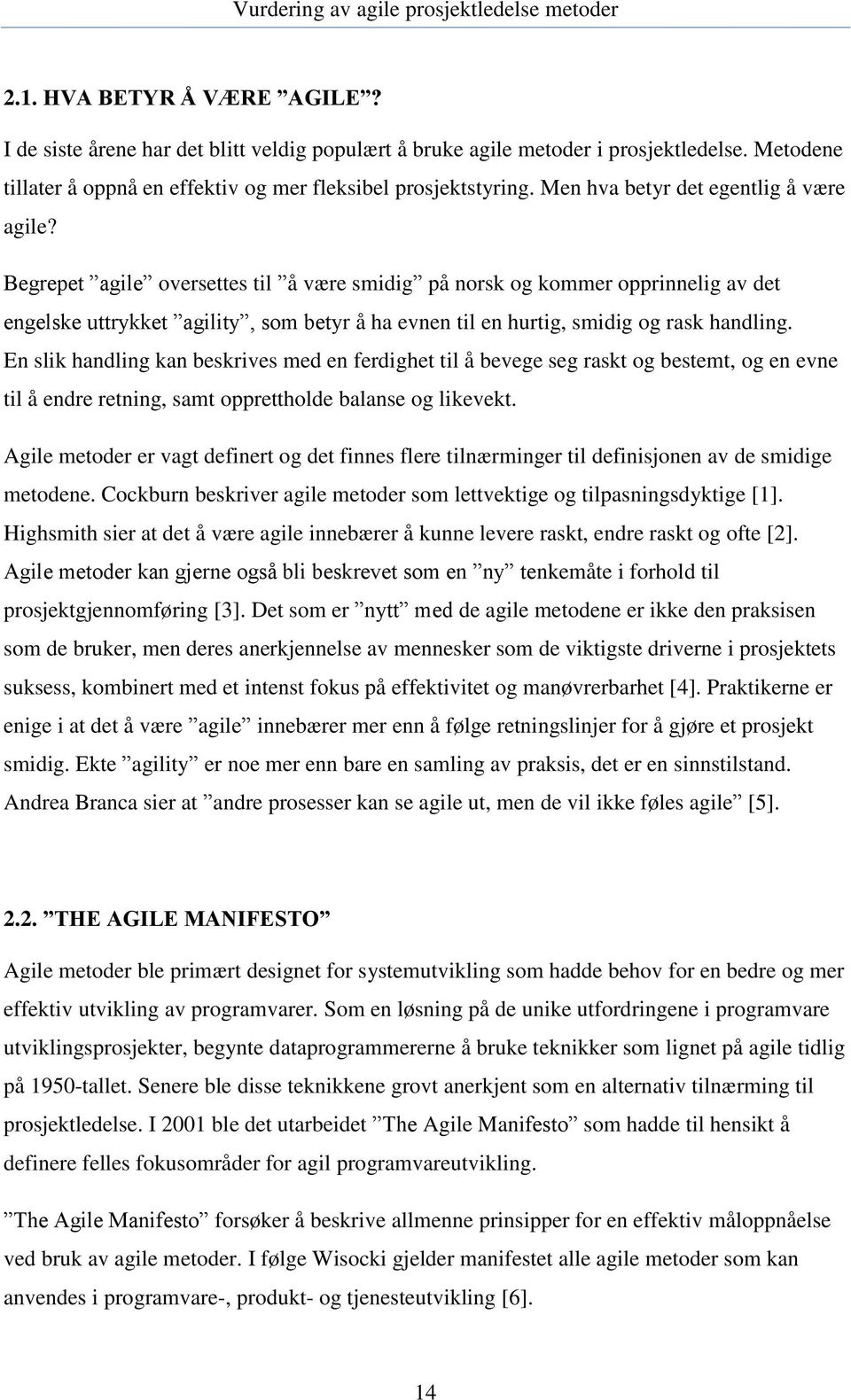 Begrepet agile oversettes til å være smidig på norsk og kommer opprinnelig av det engelske uttrykket agility, som betyr å ha evnen til en hurtig, smidig og rask handling.