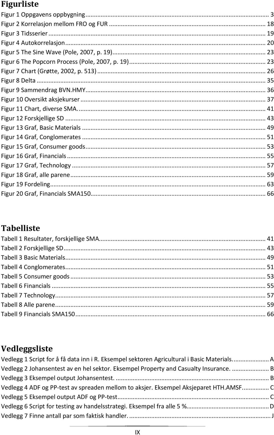 .. 37 Figur 11 Chart, diverse SMA.... 41 Figur 12 Forskjellige SD... 43 Figur 13 Graf, Basic Materials... 49 Figur 14 Graf, Conglomerates... 51 Figur 15 Graf, Consumer goods.