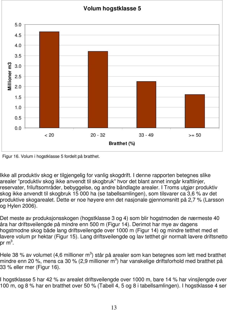 I denne rapporten betegnes slike arealer produktiv skog ikke anvendt til skogbruk hvor det blant annet inngår kraftlinjer, reservater, friluftsområder, bebyggelse, og andre båndlagte arealer.