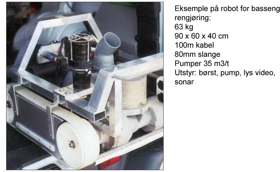 100m kabel 80mm slange Pumper 35