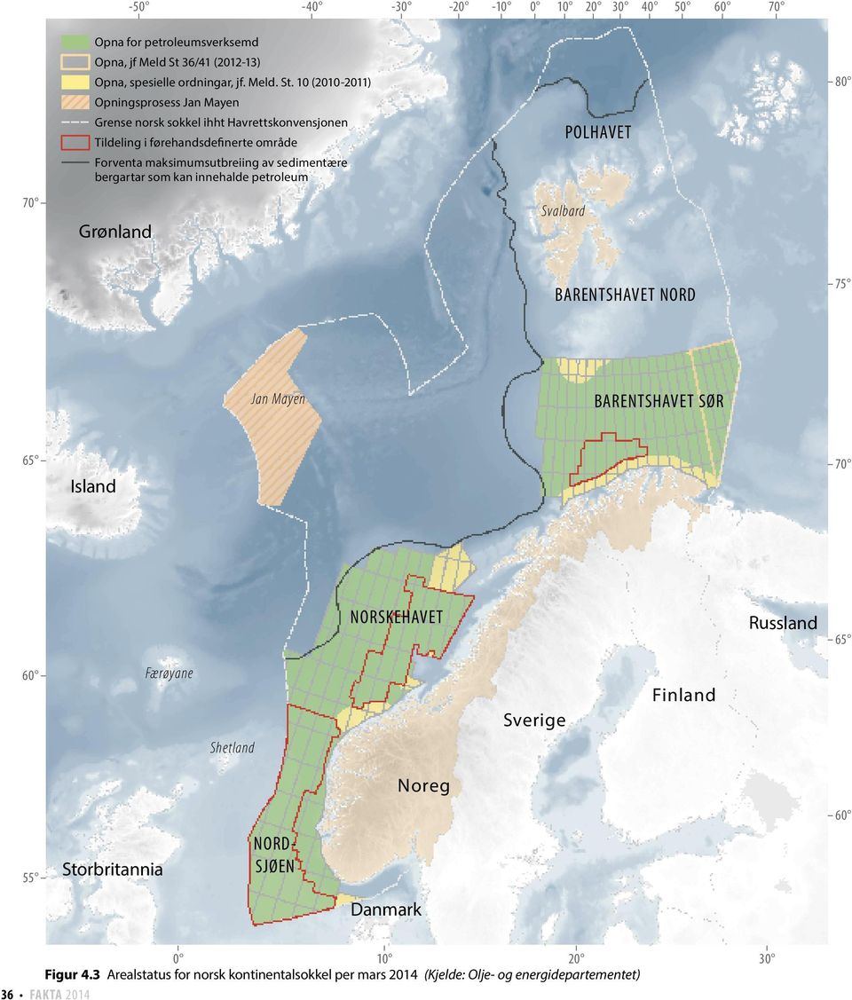 1 (21-211) Opningsprosess Jan Mayen Grense norsk sokkel ihht Havrettskonvensjonen Tildeling i førehandsdefinerte område Forventa maksimumsutbreiing av