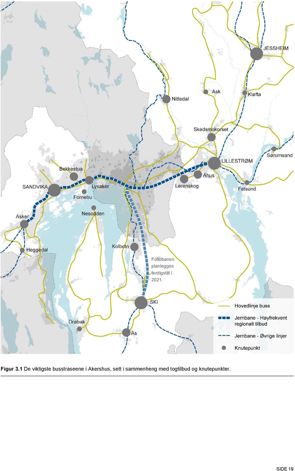 1 De viktigste busstraseene i